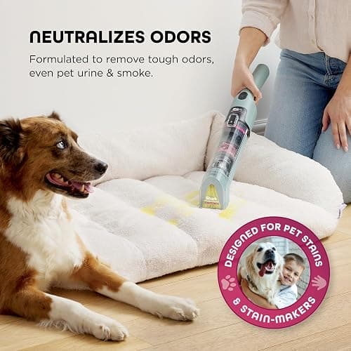 Shark StainForce Cordless Portable Spot, Stain, & Odor Remover System for Carpets, Area Rugs, Upholstery, Stairs, with Storage Caddy, Accessories, and Full-Size Cleaning Solution, HX101 (NEW) thumbnail 9