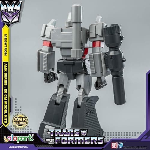 YOLOPARK Megatron Transformer Toys,AMK Series 7.87 Inch Highly Articulated Transformers G1 Action Figures with Weaponry for Adults Boys Girls,No Converting thumbnail 7