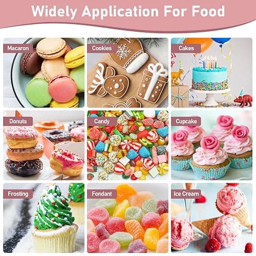 Lebensmittelfarbe Flüssige Set,18 Farben x 10ml Lebensmittel Farben,Hochkonzentriert Lebensmittelfarbstoff für Kuchen Backen,Kekse,Macaron,Tortendeko,Osterei,Fondant,Teig,DIY Slime,Seifen,Backzubehör thumbnail 7