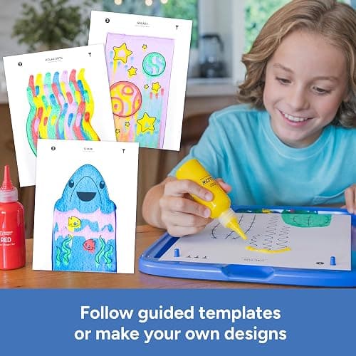 Educational Insights Squeegee Art Kit - Painting Kit for Kids, Children's Painting Kits, Screen Free Activites & DIY Projects, Mess-Free Art Kits for Kids, Boys & Girls Ages 5+ thumbnail 5
