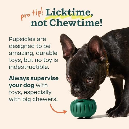 WOOF Party Pupsicle - Long-Lasting Interactive Dog Toys for Boredom - Low-Mess Design - Birthday Gifts for Dogs - Large Dog Toys - Party Pink thumbnail 4