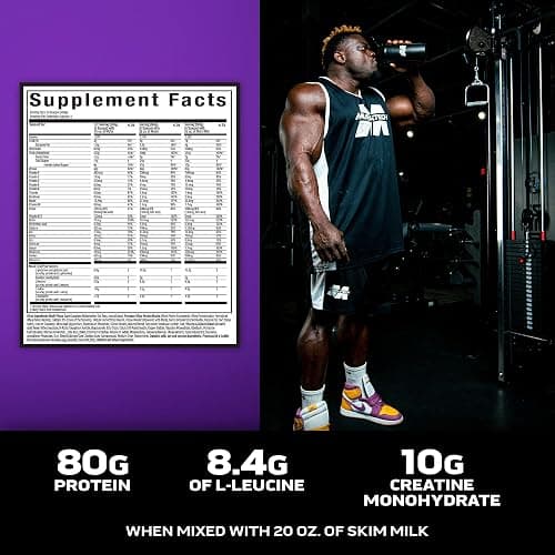 Muscletech High-Protein Mass Gainer (Triple Chocolate Brownie, 6LB) - Mass Tech Extreme 2000 Mass Gainer Protein Powder Supplement - Weight Gainer for Increase Muscle, Enhanced Recovery & Strength thumbnail 3