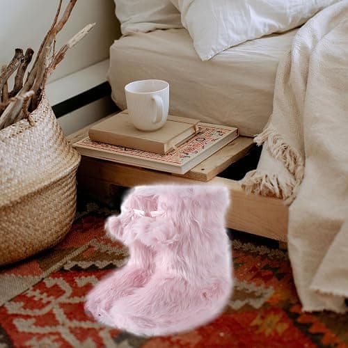 Forfoot Slipper Boots, Cozy Indoor Booties for Women Fluffy Comfortable House Shoes Fuzzy Anti-Slip Boots Winter thumbnail 3