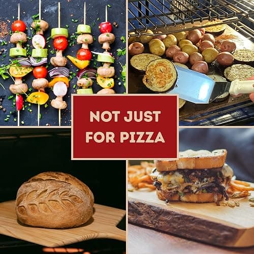 ThermiChef 16" by 16" Pizza Steel (3/8" Deluxe Thickness) - Multipurpose Cooking Steel for Ovens & Grills - Made in the USA thumbnail 6
