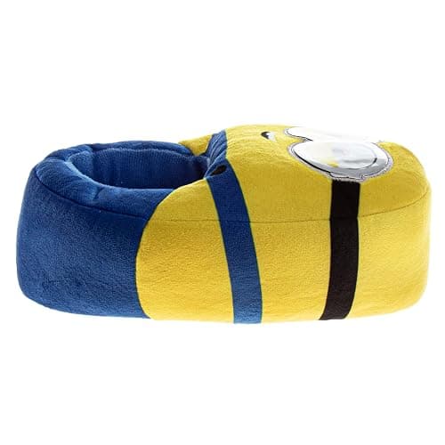 Josmo Minions Slippers for Girls and Boys - Despicable Me Indoor Comfy House Shoes Plush Fuzzy Minion Slipper (sizes: 5-10 Toddlers / 11-1 Little Kid / 2-5 Big Kids) thumbnail 3