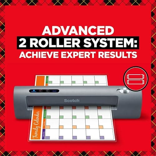 Scotch Thermal Laminator, 2 Roller System for a Professional Finish, Use for Home, Office or School, Suitable for use with Photos (TL901X) thumbnail 7