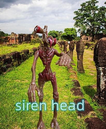 POPRORE 4 PCS Siren Head Action Figure Monster Siren Head Horror Models (Series-E) thumbnail 7
