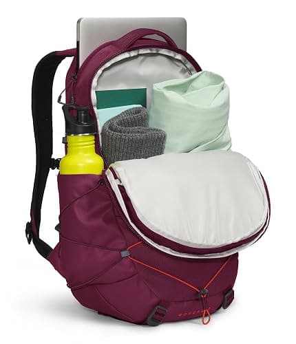The North Face Women's Borealis Commuter Laptop Backpack, Boysenberry Light Heather/Fiery Red, One Size thumbnail 5