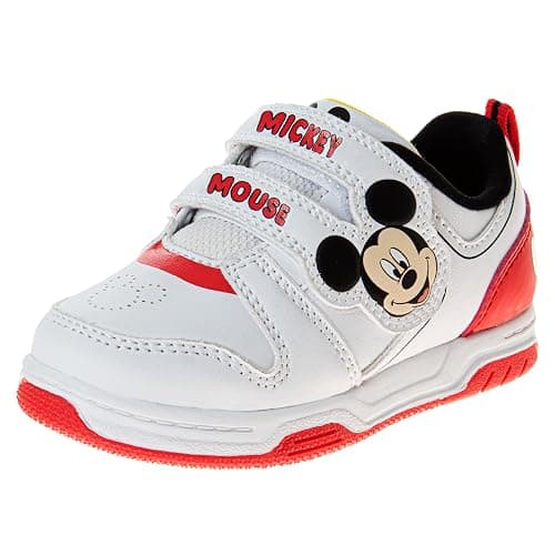 Disney Kids Character Shoes Mickey Minnie Frozen Princess Dora Lightweight Laceless Sneakers (Toddler/Little Kids) - Image 1