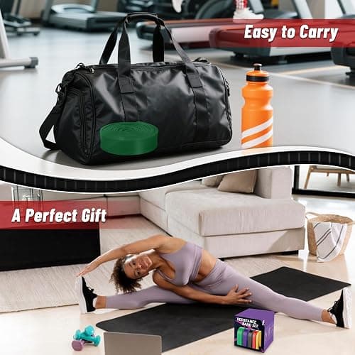 Pull Up Assistance Bands, 5-Level Resistance Bands for Working Out, Pull Up Bands for Men & Women, Exercise Bands for Full-Body Training, Fitness, Physical Therapy, Stretch Workout Bands at Home, Gym thumbnail 6