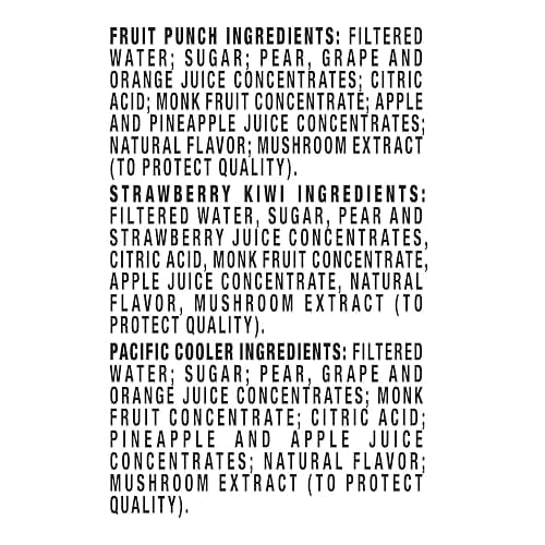 Capri Sun Fruit Punch, Strawberry Kiwi and Pacific Cooler Flavored Juice Drink Blend Variety Pack, 30 ct Box, 6 fl oz Pouches thumbnail 3