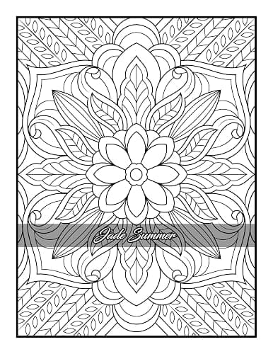 100 Amazing Patterns: An Adult Coloring Book with Fun, Easy, and Relaxing Coloring Pages thumbnail 39