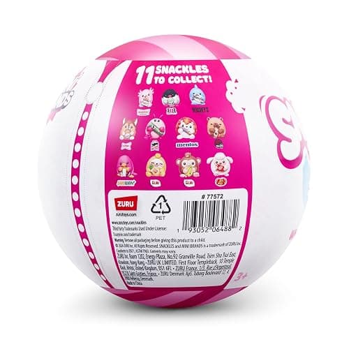 Snackles Series 2 Mystery UNbox 5 Inch Plush in Capsule by ZURU, Ultra Soft Plush, Collectible Plush with Real Licensed Brands, Stuffed Animal thumbnail 3