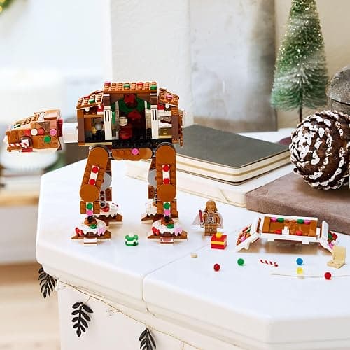 LEGO Star Wars Gingerbread at-at Walker, Christmas Craft Building Set for Kids, Festive Activity, Playful, Brick-Built Decoration, Idea for Boys, Girls and Any Fans 40806 thumbnail 3