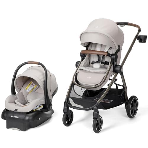 Maxi-Cosi Zelia™ Luxe 5-in-1 Modular Travel System - New Hope Tan - Travel System - Image 1