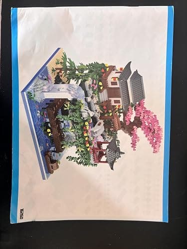Yushinv Cherry Blossom Tree Building Set,Original Music Cherry Blossom Tree House(type :symphony), Japanese Sakura Tree House Lights Building Kit 3320 Pcs, Cherry Bonsai Tree Building Set. thumbnail 9