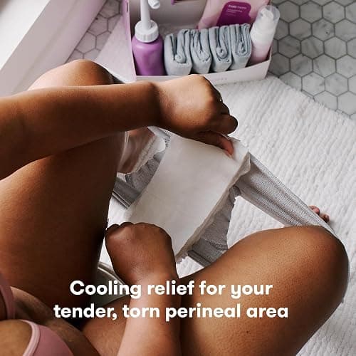 Perineal Medicated Witch Hazel Full-Length Cooling Pad Liners for Postpartum Care by Frida Mom | Speeds Healing and Reduces Swelling for Perineal Area | 24-Count thumbnail 5