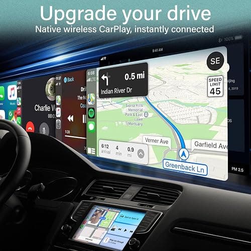 Mini Wireless CarPlay Adapter for iPhone & Apple – Auto Connect Every Time, Converts Wired to Wireless, Plug & Play, Compact USB Dongle for Cars with Apple CarPlay (iOS 10+, 2015+), 1Pcs thumbnail 2