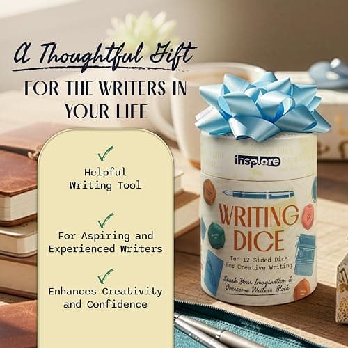 Insplore 12-Sided Writing Dice - Creative Writing Prompts Gift for Writers thumbnail 7