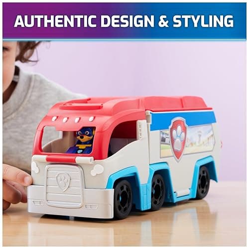PAW Patrol: The Mighty Movie, Pup Squad Patroller Toy Truck, with Collectible Mighty Pups Chase Pup Squad Toy Car, Kids Toys for Boys & Girls Ages 3+ thumbnail 3