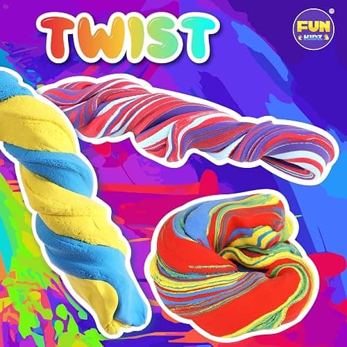 Electric Slime Mixer Machine Kit for Kids, FunKidz Twist Mixing Glue and Activator to Making Slime Automatic Craft Toy for Girls Ages 8-12 Boys Gifts thumbnail 5