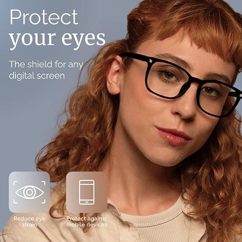livho High Tech Blue Light Glasses - Advanced Blue Light Blocking Computer Glasses - Screen Fatigue & UV Protection thumbnail 2
