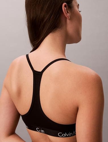 Calvin Klein Women's Motive Cotton Lightly Lined Bralette Bra thumbnail 3
