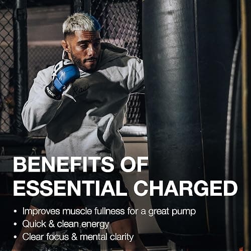 RAW Pre-Workout Powder, Essential CHARGED (Sour Watermelon) - Preworkout Supplement for Men & Women - Supports Focus, Mood & Performance - Caffeine, Alpha-GPC, L-Citrulline, Beta Alanine (25 Servings) thumbnail 5