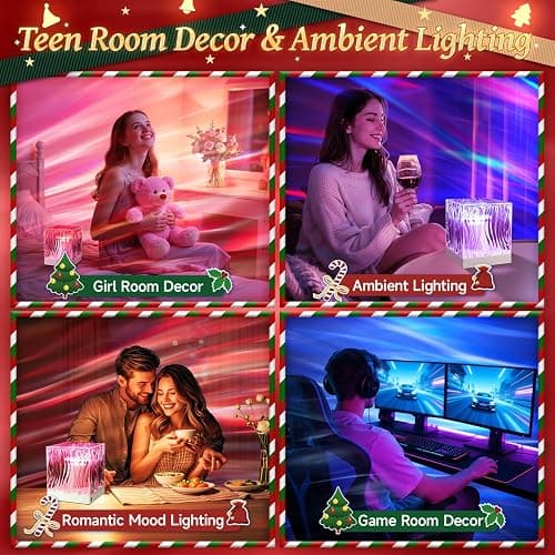Christmas Gifts for Teens Northern Lights Projector,18 Color Gifts for Teen Boys Gifts for Teenage Girls,Remote Galaxy Projector for Bedroom Night Light for Kids Galaxy Light,Cute Room Decor Aesthetic thumbnail 5