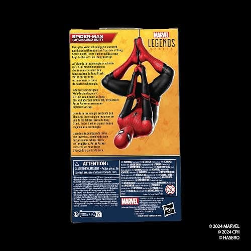 Marvel Legends Series Spider-Man (Upgraded Suit), Spider-Man: Far from Home Collectible 6-Inch Scale Action Figure thumbnail 10