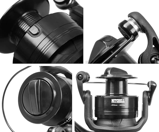 Mitchell MX1 FS Moulinet de pêche Spinning Polyvalent; Moulinets de Peche Carpe, Truite et Autres Pêches d'eau Douce avec Système Oscillation parallèle Engrenages Robustes thumbnail 7