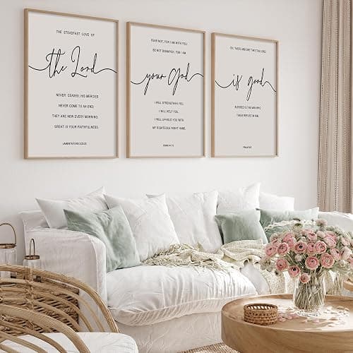 Heiple The Lord Your God Is Good Wall Decor 11"x14" Framed Wooden Wall Sign for Home Decor Farmhouse Vintage Rustic Living Room Minimalist Christian Wall Art (Brown, 11”x14”) thumbnail 2