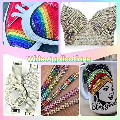Bedazzling Kit, Bedazzler Kit with Rhinestones and Tools,32000pcs 3mm Flatback Rhinestones for Bedazzling Crafting with B7000 Glue thumbnail 7