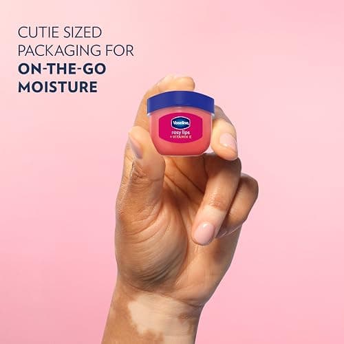 Vaseline Lip Therapy 2 ct Rosy Lips Mini For Dry, Chapped Lips Moisturizing Tinted Lip Balm 0.5 oz thumbnail 3