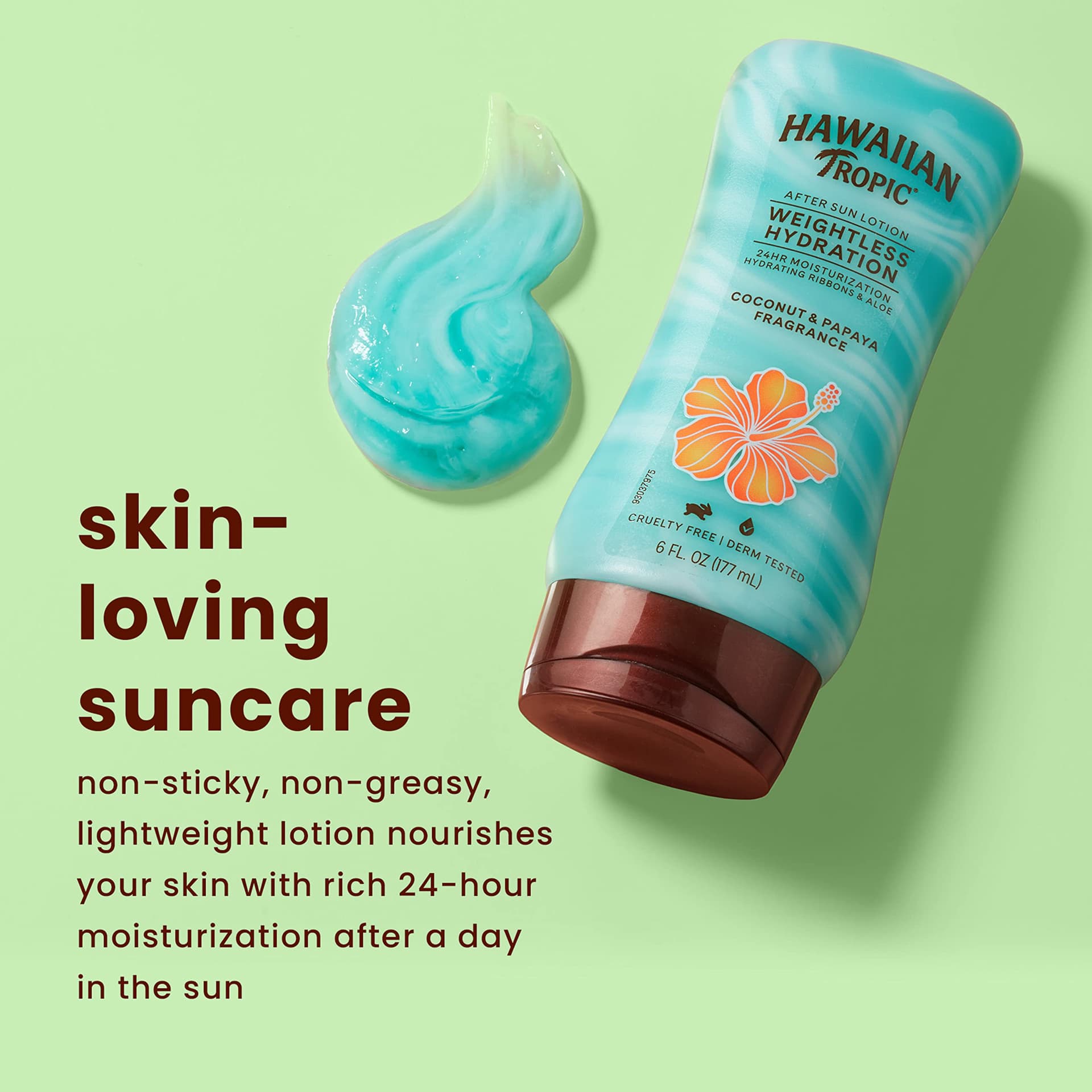 Hawaiian Tropic Silk Hydration Weightless After Sun Gel Lotion With Hydrating Aloe And Gel Ribbons, 6 Ounce thumbnail 4