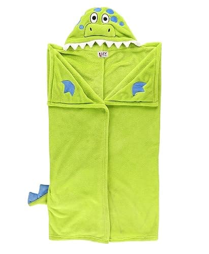 Lazy One Wearable Hooded Blanket for Kids, Animal Hooded Blanket (Dinosaur) thumbnail 5