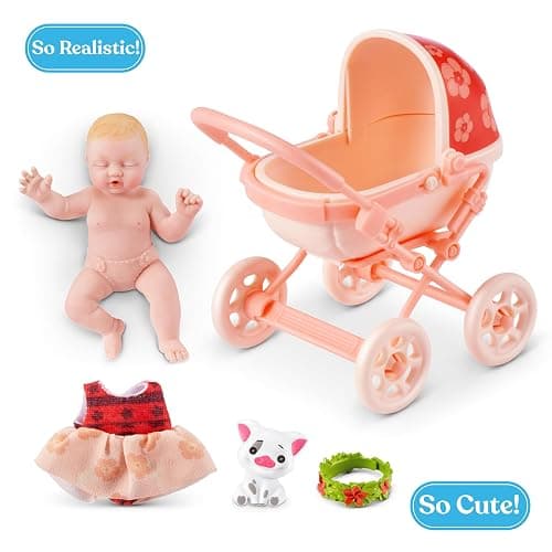MY MINI Baby Disney 2 Pack by ZURU – Collectible Disney Baby Doll Mystery Capsule with Accessories, Realistic Miniature Toy for Girls Ages 3+ thumbnail 10
