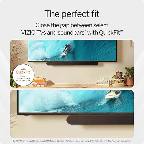 VIZIO 5.1 Soundbar SE, Wireless Subwoofer, Surround Sound w/Dolby Atmos & DTS:X, Bluetooth Speaker, QuickFit™ Compatible – SV510X-08 (New, 2024 Model) thumbnail 10