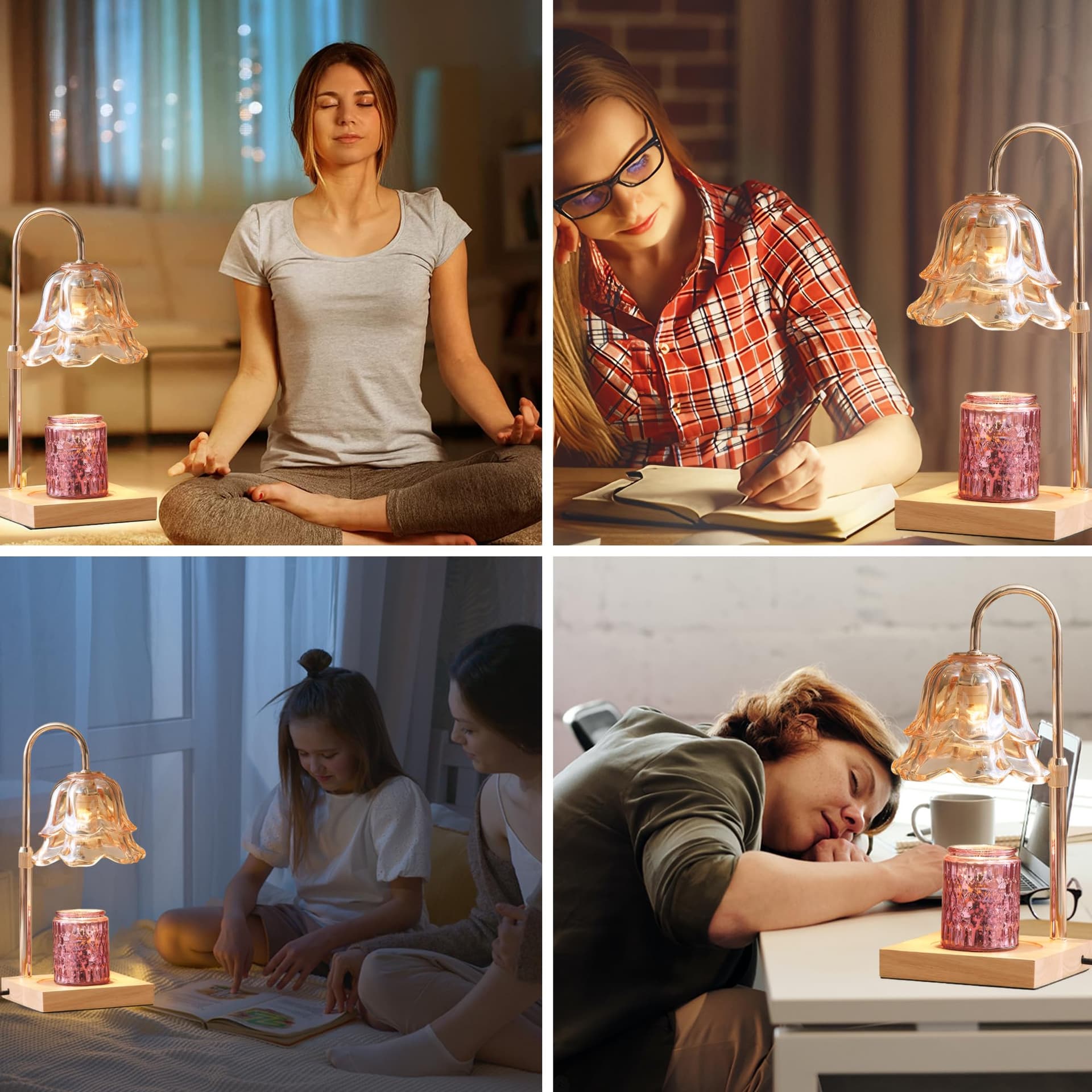 Flower Candle Warmer Lamp Australian Plug with Timer & Dimmer thumbnail 7