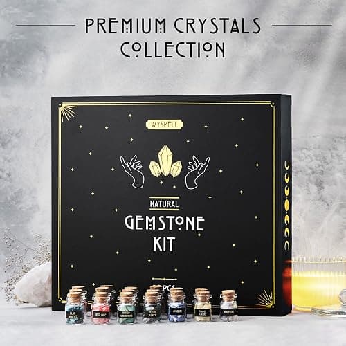 Bulk Crystals and Healing Stones 50 PCS - Real Mini Crystals for Spell Jars - Crystals for Witchcraft - Crystal Sets for Witchcraft Supplies - Real Crystal Witch Healing Crystals for Beginners Set thumbnail 2
