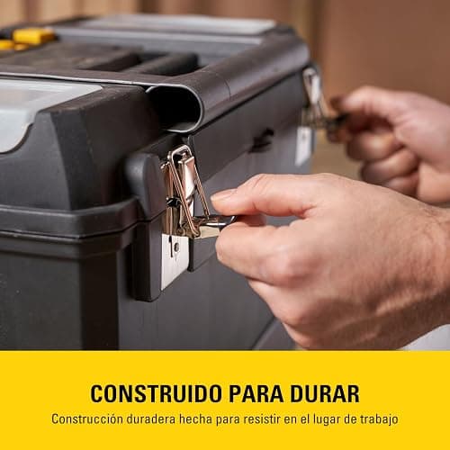 STANLEY Mobile Work Centre Toolbox, taller rodante 2 en 1 con unidades apilables y caja de herramientas extraíble, 1-93-968 thumbnail 7