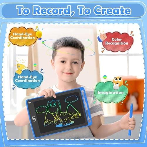 4 Pack LCD Writing Tablet for Kids, 8.5 Inch Colorful Doodle Board Drawing Tablet, Educational Learning Toys Birthday Gifts for Boys Girls Age 3 4 5 6 7 8 thumbnail 2