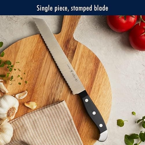 HENCKELS Premium Quality 15-Piece Knife Set with Block, Razor-Sharp, German Engineered Knife Informed by over 100 Years of Masterful Knife Making, Lightweight and Strong, Dishwasher Safe thumbnail 2