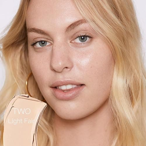 Saie Slip Tint Tinted Moisturizer with SPF 35 - Light Coverage, Glowy Skin Tint & Mineral Sunscreen for Face with Hydrating Hyaluronic Acid - Summer Makeup Essential - Shade Two (1.35 oz) thumbnail 3