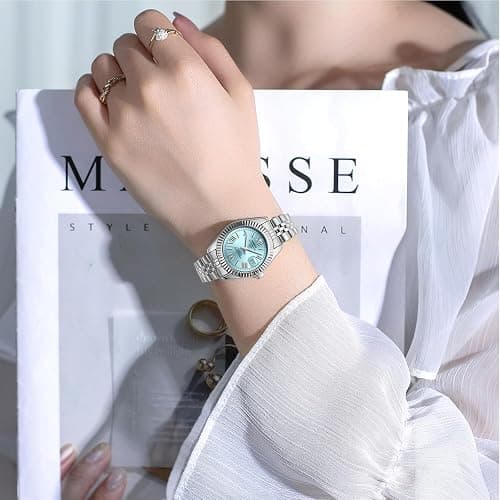 NIBOSI Watches for Women Analog Quartz Waterproof Ladies Wrist Watches with Date Dainty Fashion Luxury Stainless Steel Watch for Small Wrists Female Elegant Dress Women's Watch thumbnail 5