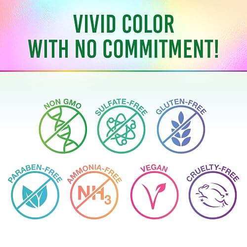 Punky Temporary Hair Color Spray – Jaguar Green, Instant Vivid Temporary Hair Dye for Women, Wash Out, Hair-Color Spray, 3.5 oz, 1 Pack thumbnail 4