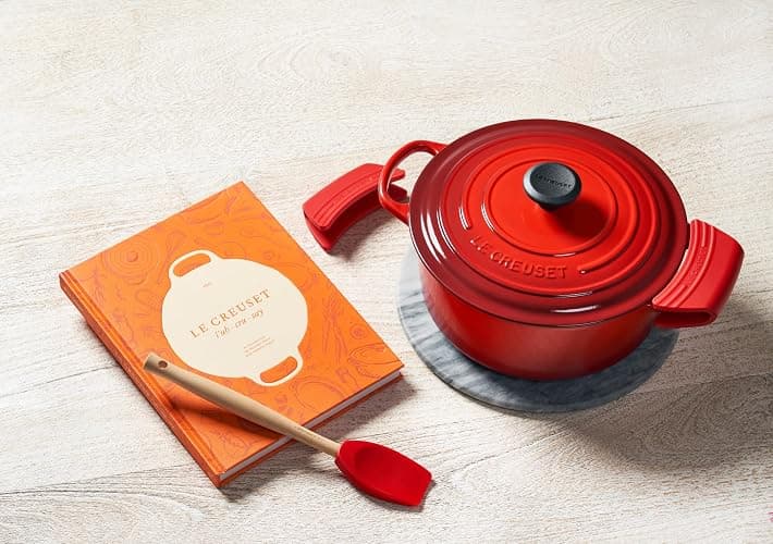 Le Creuset Silicone Set of 2 Handle Grips, 5" x 2 1/2" each, Sea Salt thumbnail 2