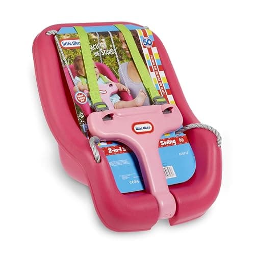Little Tikes 2-in-1 Snug 'n Secure Swing Magenta thumbnail 5
