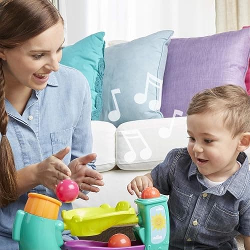 Playskool Chase 'N Go Ball Popper Toy for Active Babies and Toddlers with 4 Colorful Balls For Boys Girls and Kids Ages 9, 10, 11, 12 Months and Up thumbnail 5