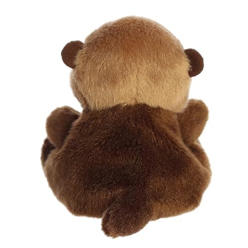 Aurora® Adorable Palm Pals™ Selena Sea Otter™ Stuffed Animal - Pocket-Sized Play - Collectable Fun - Brown 5 Inches thumbnail 4